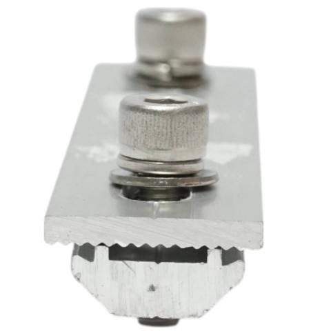Element imbinare prinderi panou solar fotovoltaic /Rail Splice AL6005-T5+SUS304 180mm
