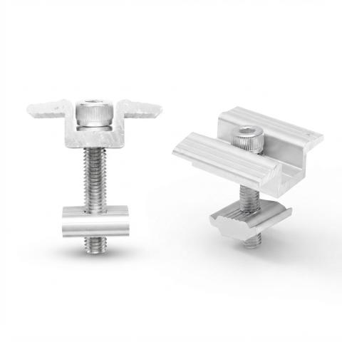 Set 10 bucăți de Cleme mijloc 35 mm pentru montaj Panouri Fotovoltaice