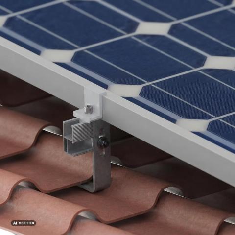 Set carlig HOOK Fixare Panou Solar pentru Acoperis tigla