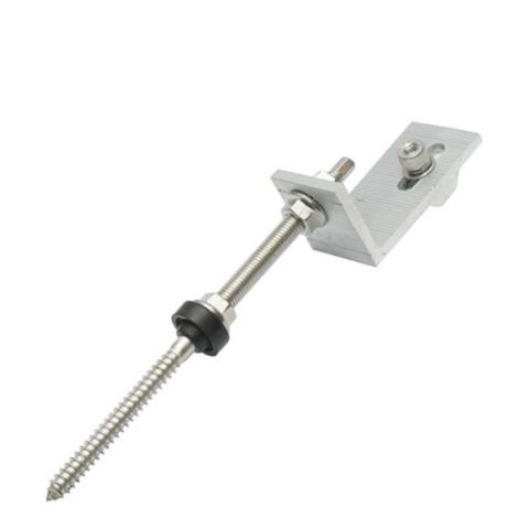 Set clema L pentru acoperis tabla cu bolt M10X200mm prinderi panou solar fotovoltaic