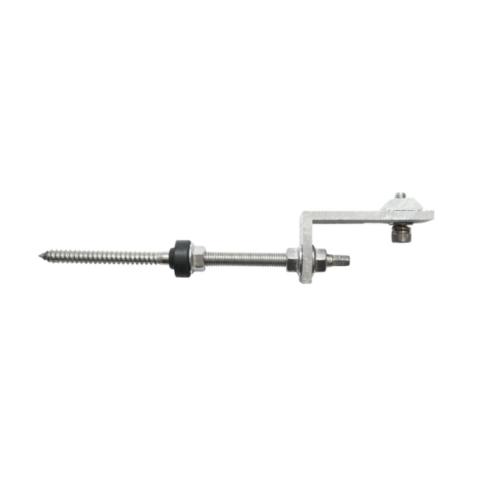 Set clema L pentru acoperis tabla cu bolt M10X200mm prinderi panou solar fotovoltaic