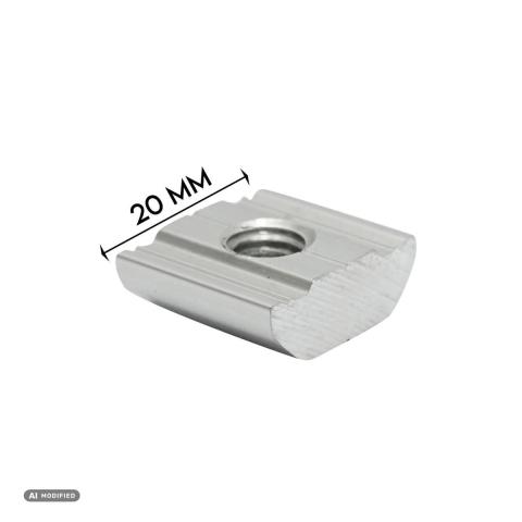 Set piulita cu bolt M8X25mm prinderi panou solar fotovoltaica din aluminiu
