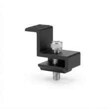 Clema capat fixare panou solar, AL6005-T5+SUS304, 35 mm, Neagra