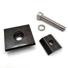 Clema capat fixare panou solar, AL6005-T5+SUS304, 35 mm, Neagra