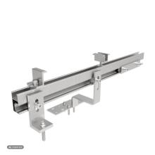 Set 4 buc Clema capat fixare panou solar, AL6005-T5+SUS304, 35 mm