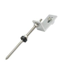 Set clema L pentru acoperis tabla cu bolt M10X200mm prinderi panou solar fotovoltaic