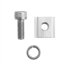 Set piulita cu bolt M8X25mm prinderi panou solar fotovoltaica din aluminiu
